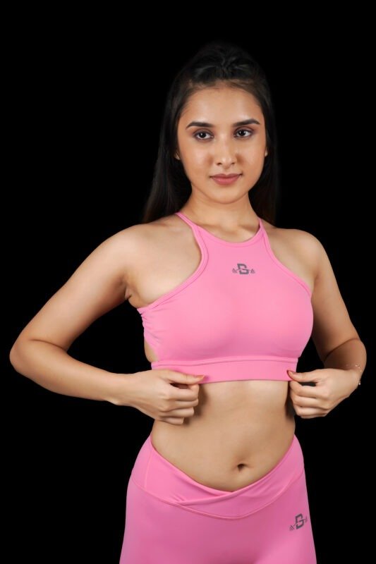 Barbie Pink V-Shaped High Waist Bra