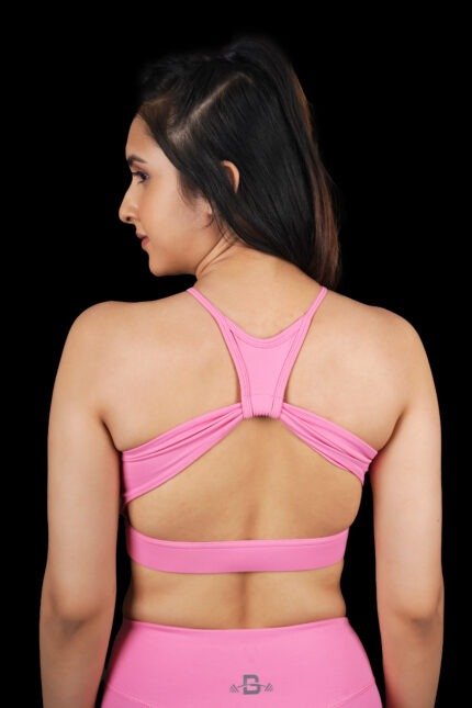 Barbie Pink V-Shaped High Waist Bra